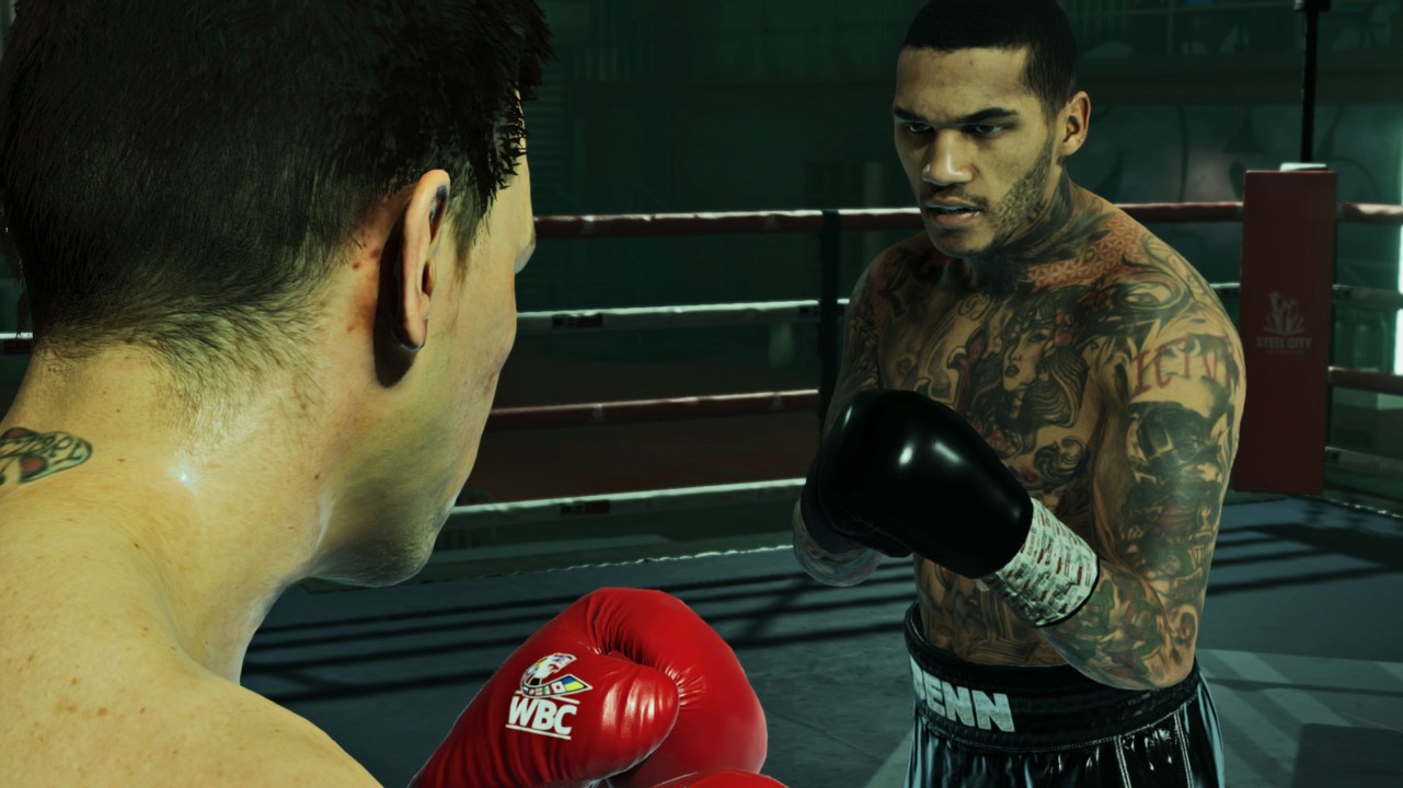 Undisputed na rozgrywce z pokazem całej rundy walki bokserskiej