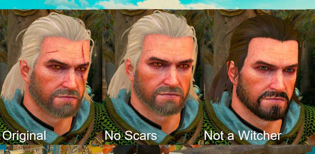 Wiedźmin 3 mod Geralt