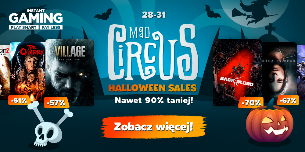 Okazje i promocje na Halloween. Gry tańsze nawet o 94%!