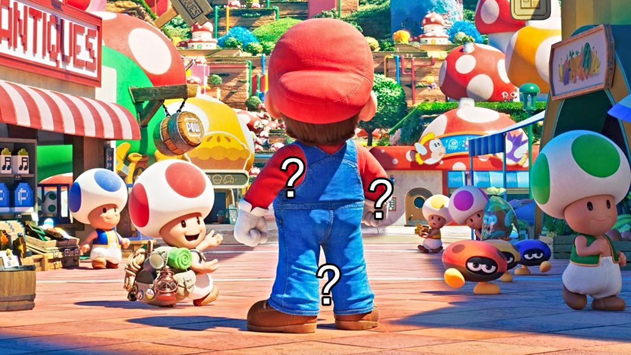 Film Super Mario Bros. na plakacie. Gracze narzekają na tyłek bohatera