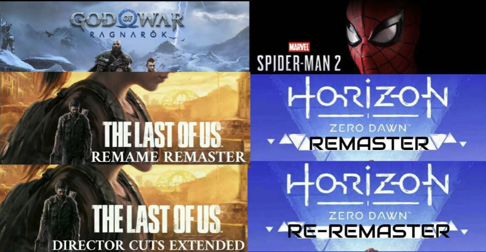 Premiery gier na PlayStation przedstawione na śmiesznej grafice