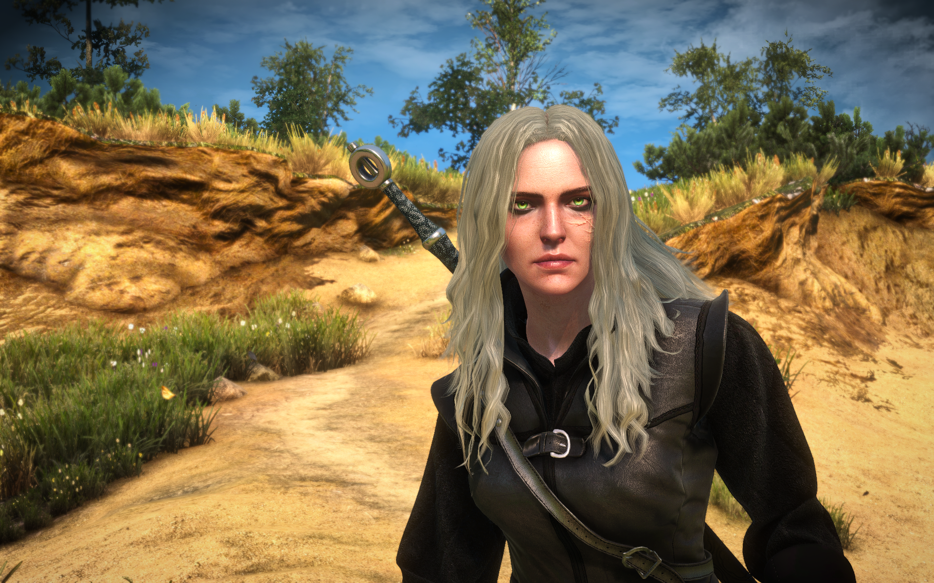 Ciri w długich włosach