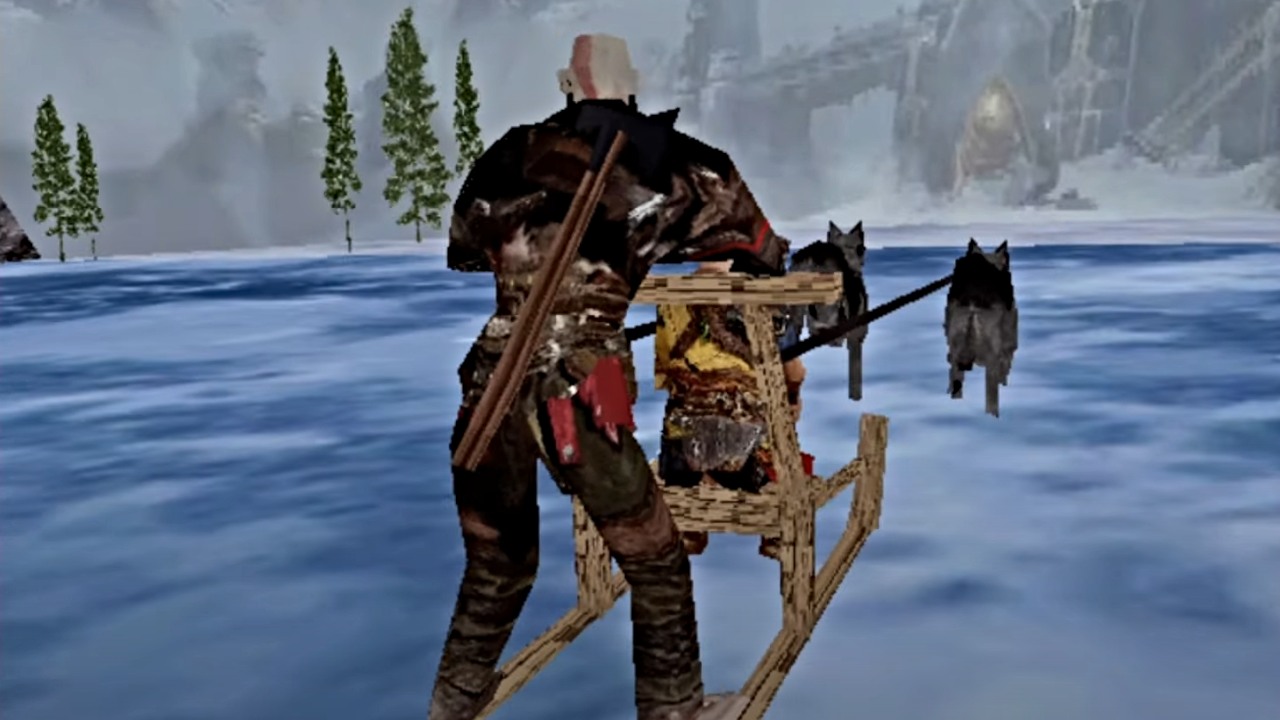 God of War Ragnarok na PS1 jest o wiele mniej epicki [WIDEO]