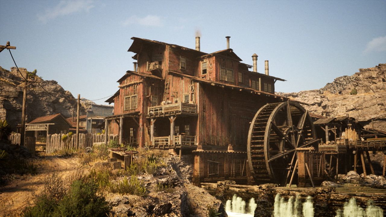 unreal engine 5 dziki zachód