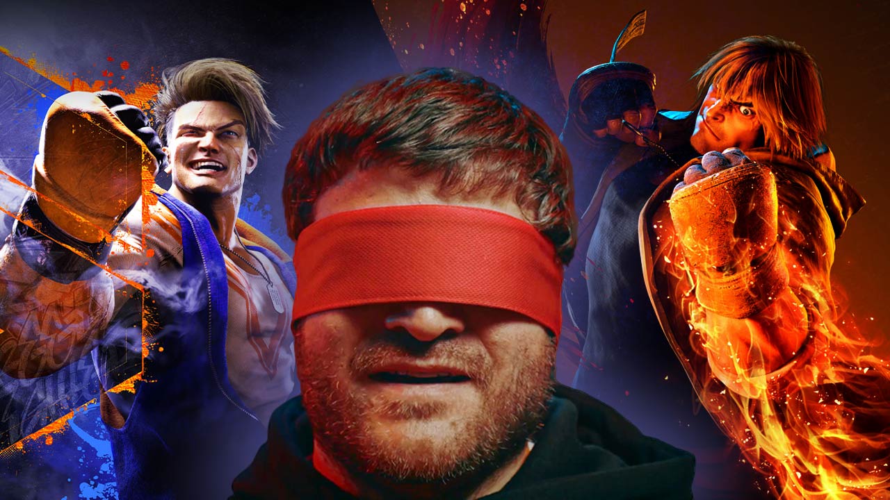 niewidomy gracz street fighter 6 evo