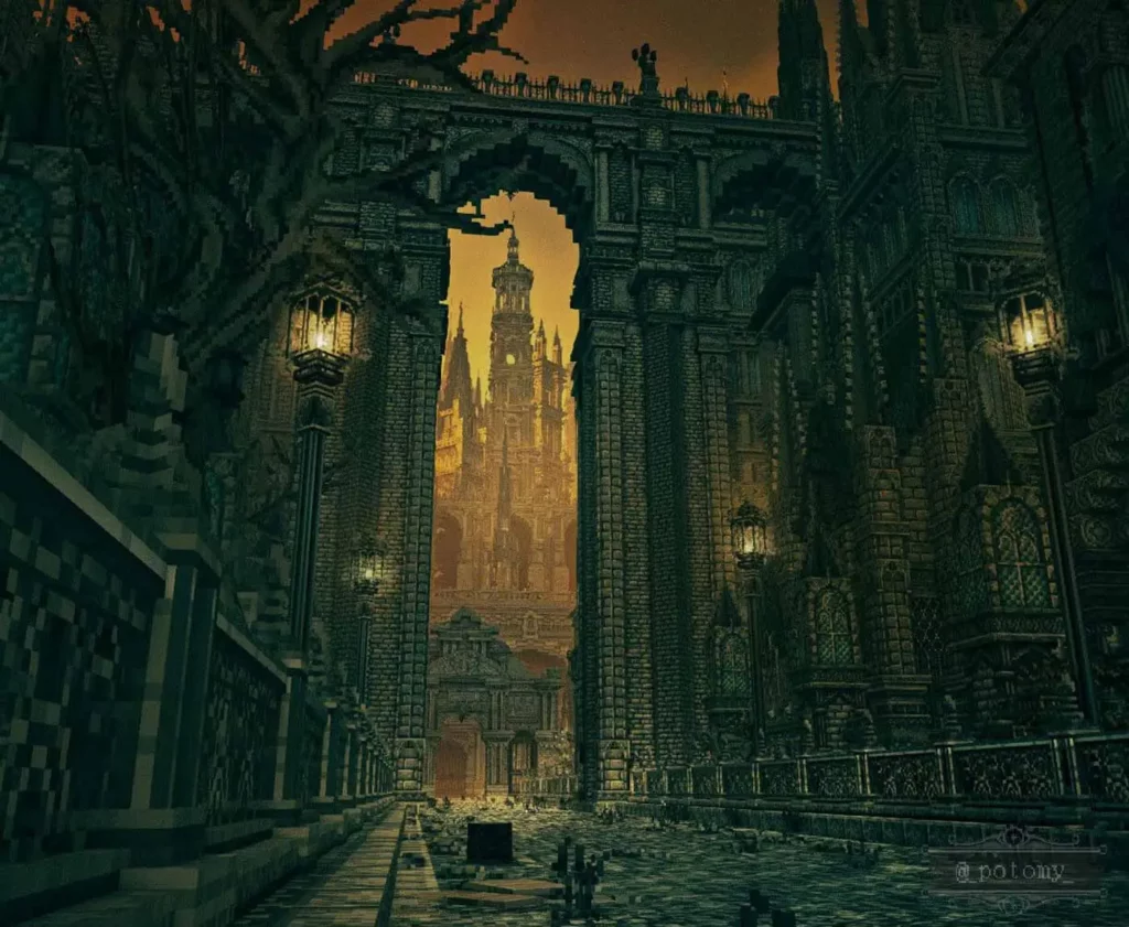 Bloodborne x Minecraft