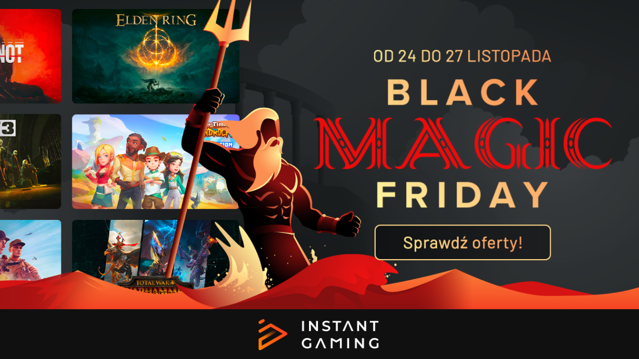Black Friday 2023 w Instant Gaming. Gigantyczne promocje na gry