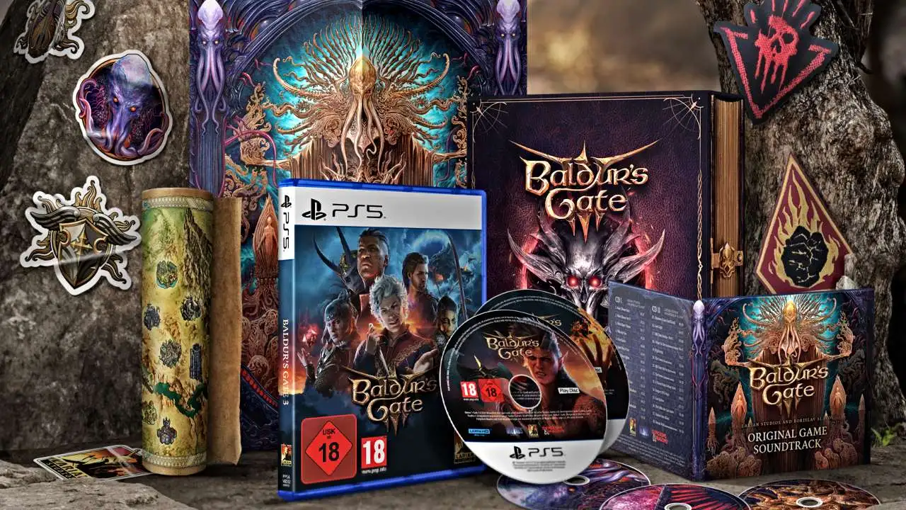 Baldur's Gate 3 w końcu w pudełku, ale nawet na 3 płytach