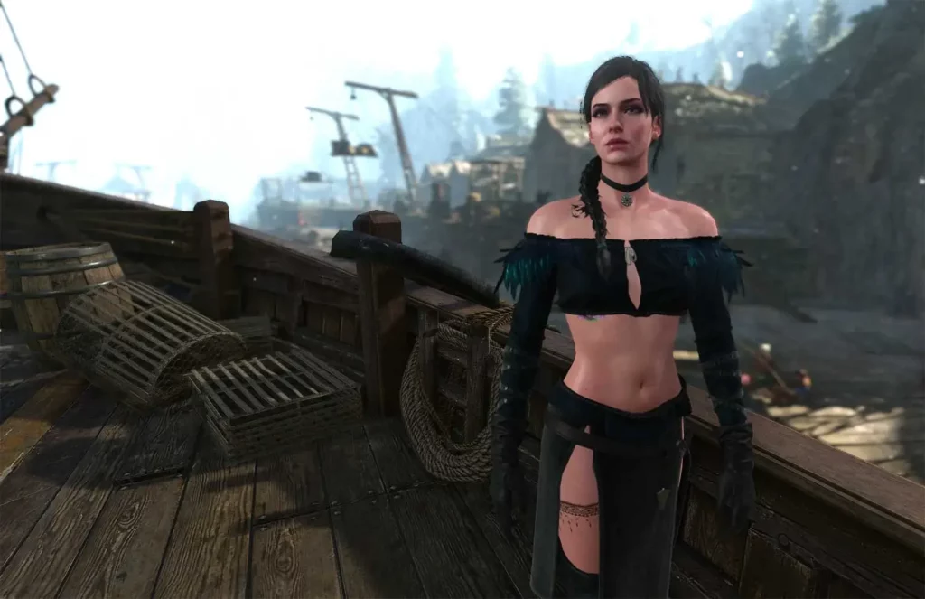 Wiedźmin 3 - Yennefer z tatuażami