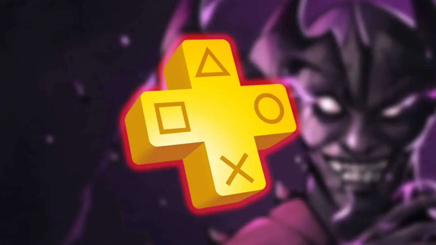 Ruinarch - grafika z gry oraz logo PS Plus.