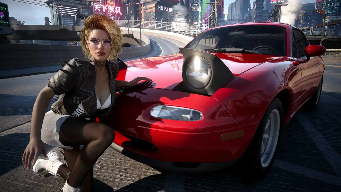 Mazda MX-5 Miata trafia do Cyberpunk 2077