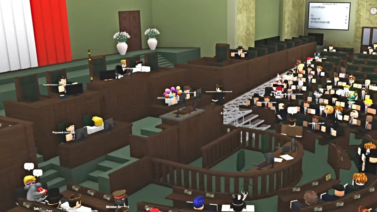 Roblox - gracze robią w grze posiedzenia sejmu | Newsy - PlanetaGracza