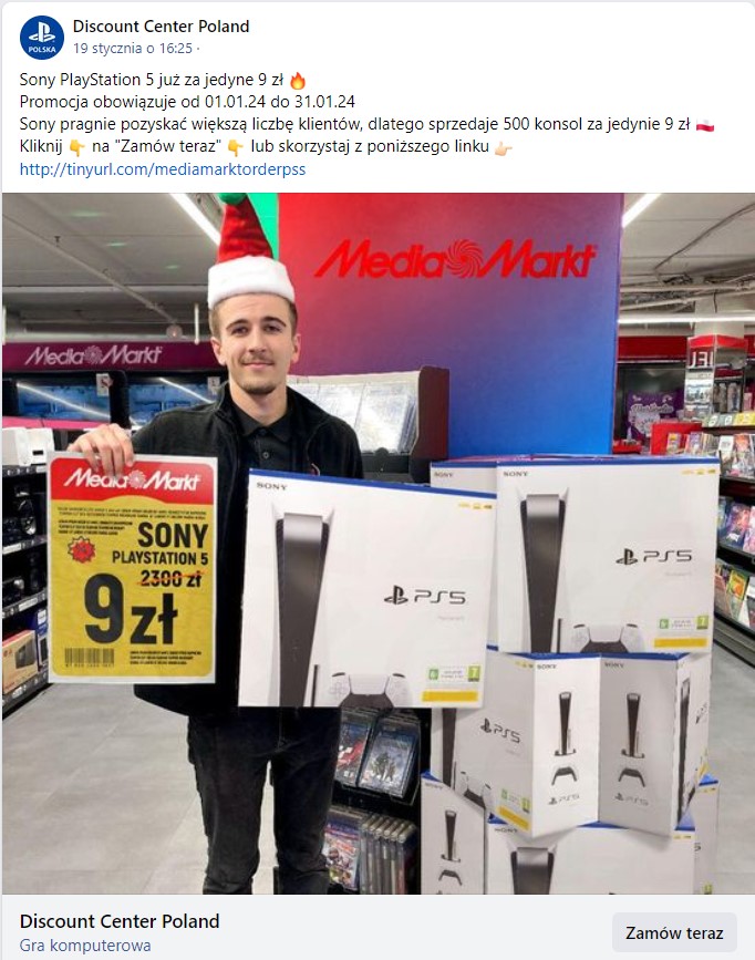 Dziwna promocja na PlayStation 5