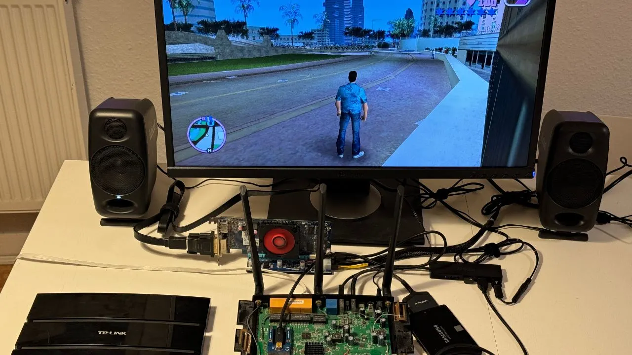 GTA Vice City odpalone na starym routerze | Newsy - PlanetaGracza