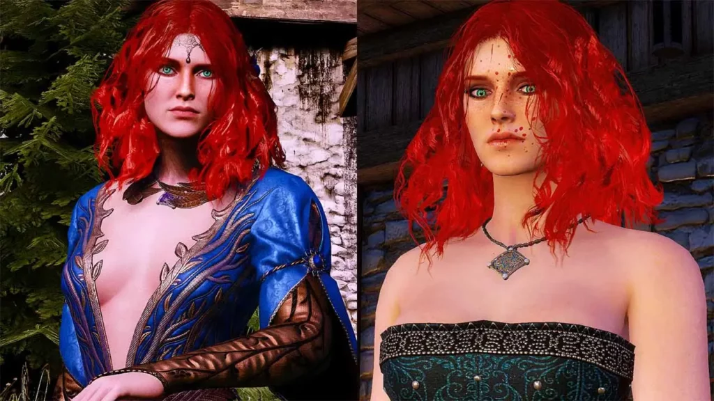 Wiedźmin 3 mody Triss i Yennefer (1)