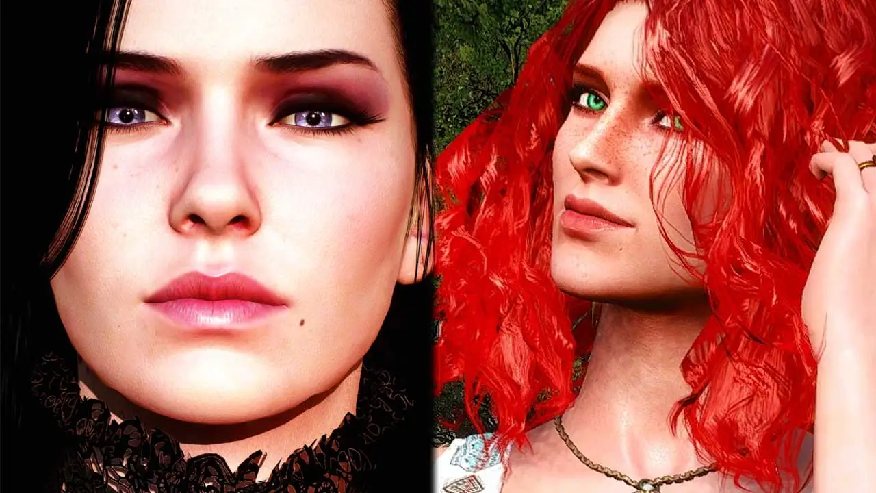 Wiedźmin 3 mody Triss i Yennefer (1)