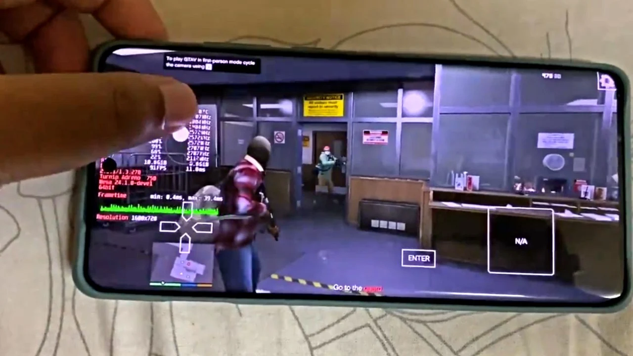 GTA V odpalone na smartfonie w 100 fpsach | Newsy - PlanetaGracza