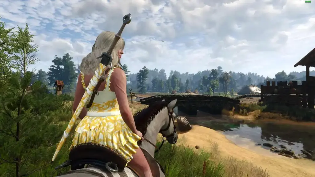 Wiedźmin 3- nowy mod wprowadza sukienkę dla Ciri na lato.