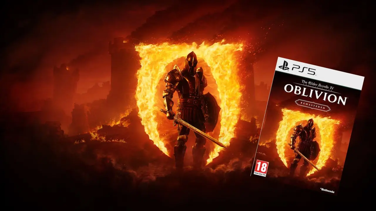Oblivion Remastered z fizycznym wydaniem na PS5. Będzie pudełko