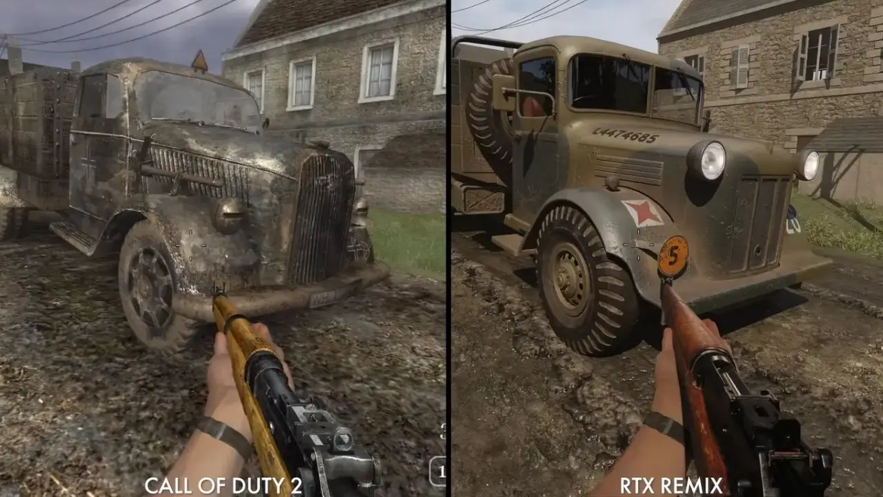 Tak wygląda odświeżone Call of Duty 2 z RTX. Jest moc!