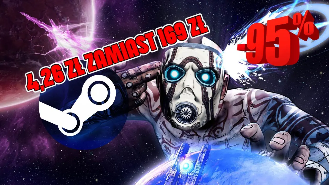 Borderlands: The Pre Sequel - Steam chce 169 zł, a tutaj tylko 4,26 zł. Borderlands w ogromnej promocji