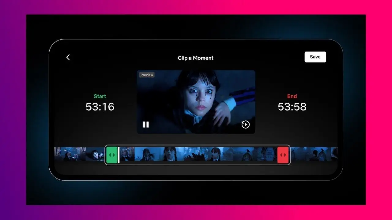 Netflix wprowadza nową funkcję. Udostępnimy ulubione momenty
