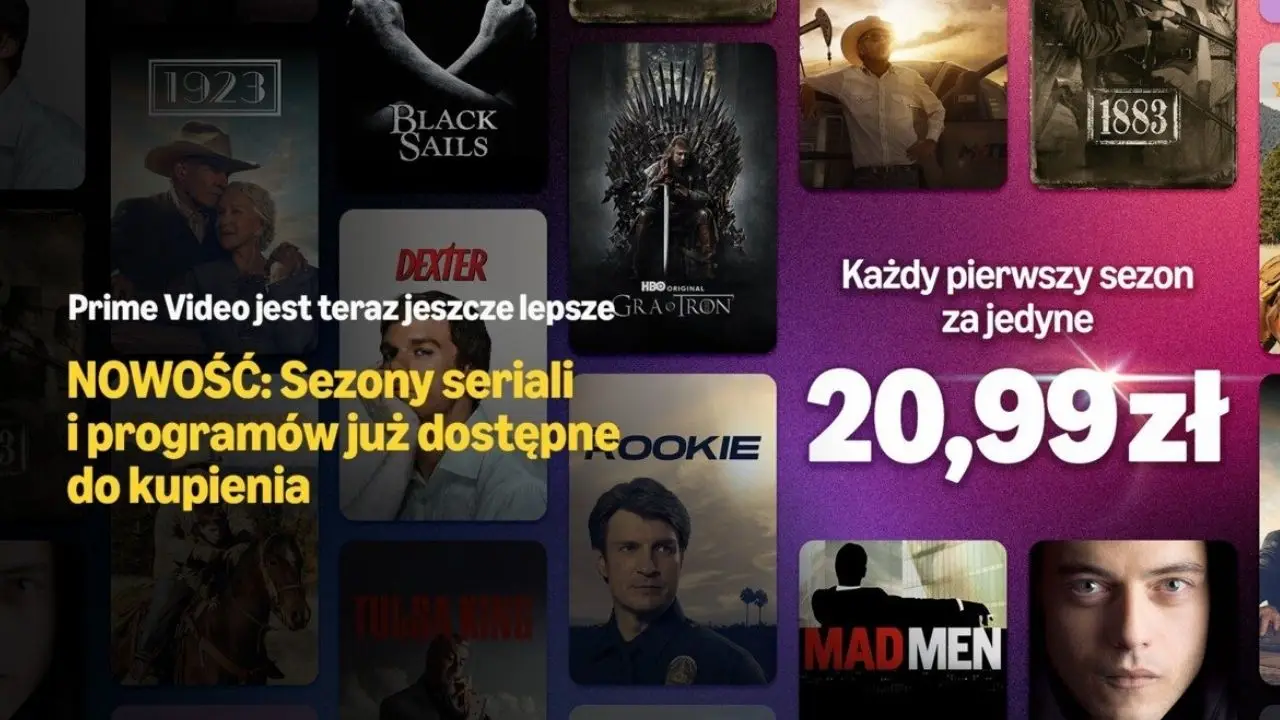 Prime Video w Polsce z nową ofertą TVOD. Ponad 200 sezonów seriali