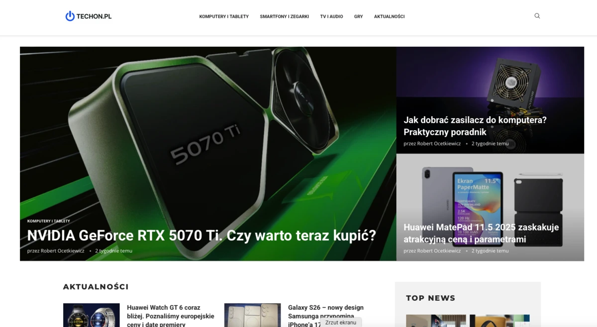 techon.pl portal technologiczny