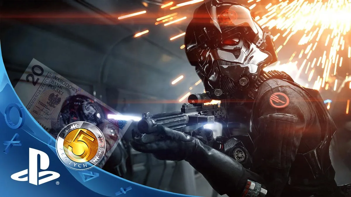 Screen z gry Star Wars Battlefront II, która jest jedną z 43 gier w promocji na Black Friday w cenie do 25 zł.