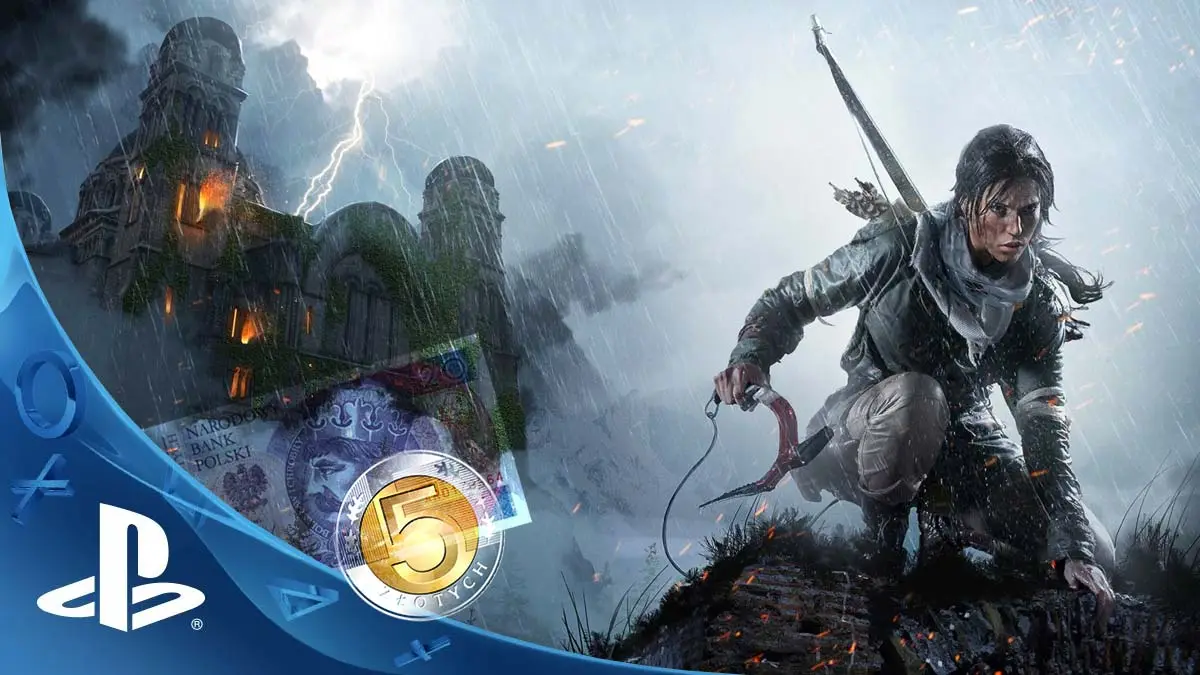 Screen z gry Rise of the Tomb Raider. To jeden z 26 tytułów, który jest najtańszy w historii PS Store.