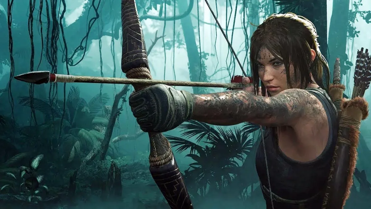 Screen z gry Shadow of the Tomb Raider. Tytuł wchodzi w skład Tomb Raider: Definitive Survivor Trilogy, którą rozdamy za darmo w naszym giveaway'u.