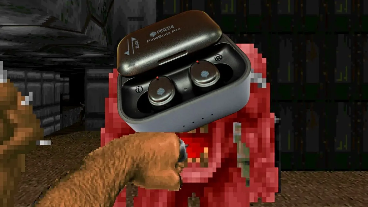 DOOM odpalony na słuchawkach. Możesz zagrać w niego za darmo