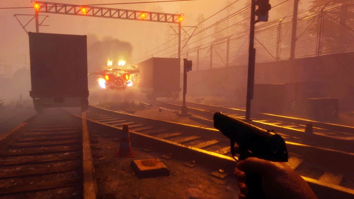 Screen z gry In Sound Mind. Gra jest w promocji - klucz Steam kupimy za 5 zł z groszami.